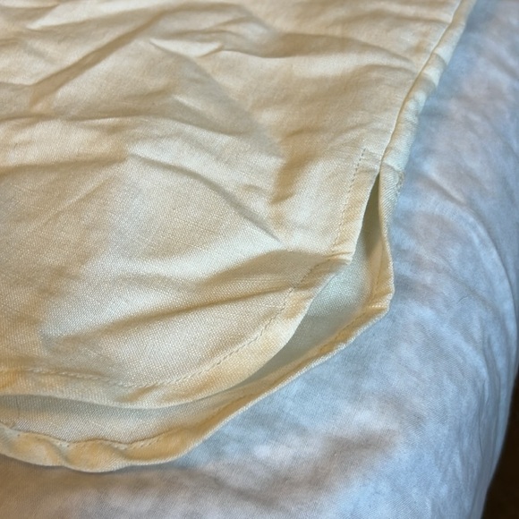 Dialogue Linen Blend Button Down Blouse - Picture 10 of 11